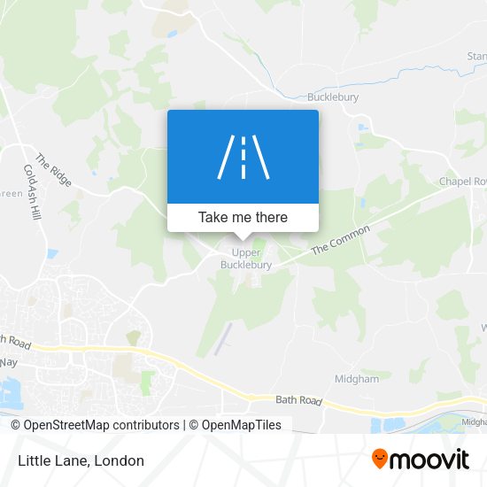 Little Lane map
