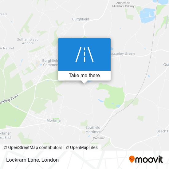 Lockram Lane map