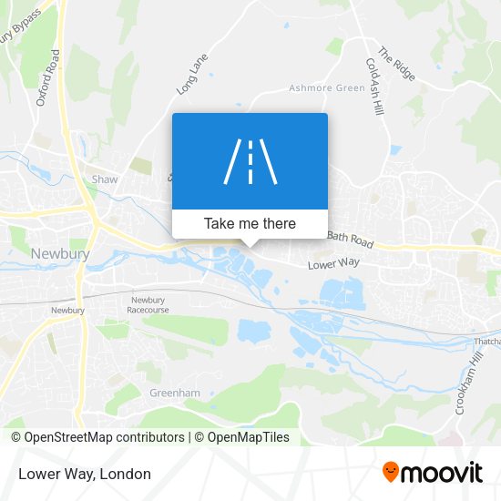 Lower Way map