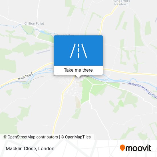 Macklin Close map
