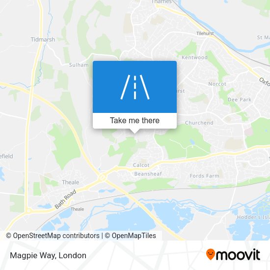 Magpie Way map