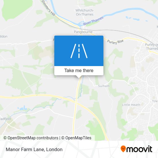Manor Farm Lane map