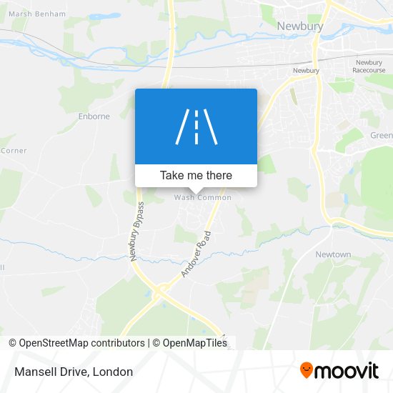 Mansell Drive map