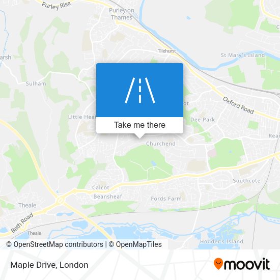 Maple Drive map
