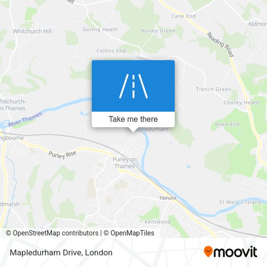 Mapledurham Drive map