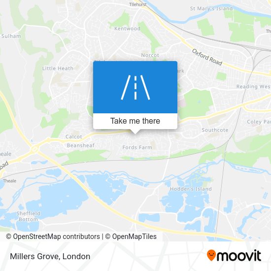 Millers Grove map