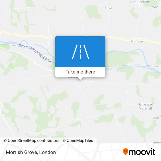 Morrish Grove map