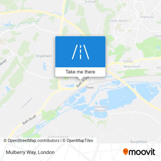 Mulberry Way map