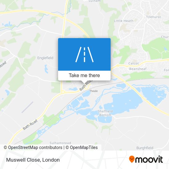 Muswell Close map
