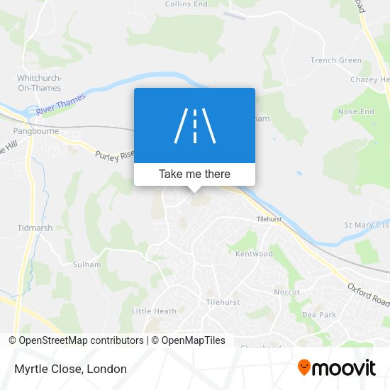 Myrtle Close map