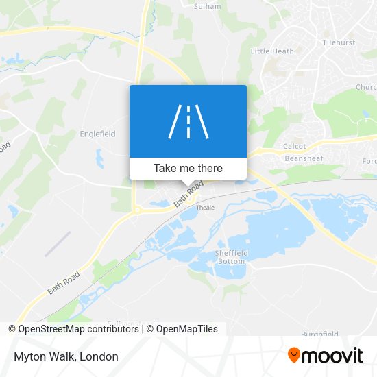 Myton Walk map