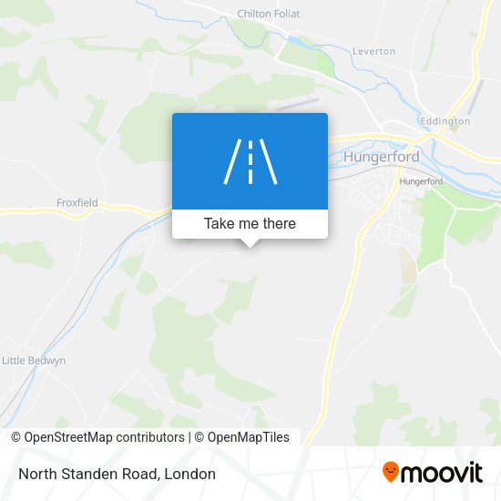 North Standen Road map