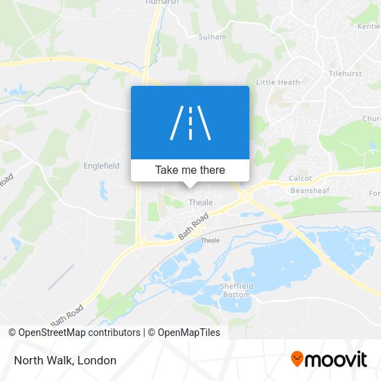 North Walk map
