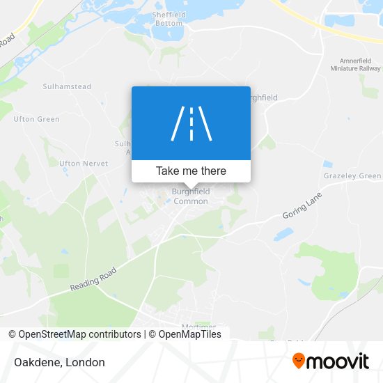 Oakdene map
