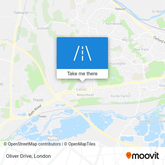 Oliver Drive map