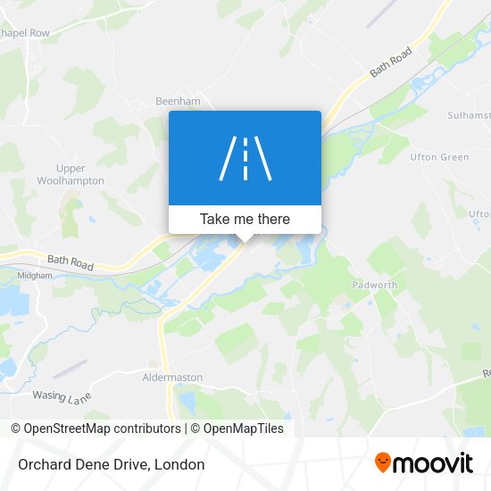 Orchard Dene Drive map
