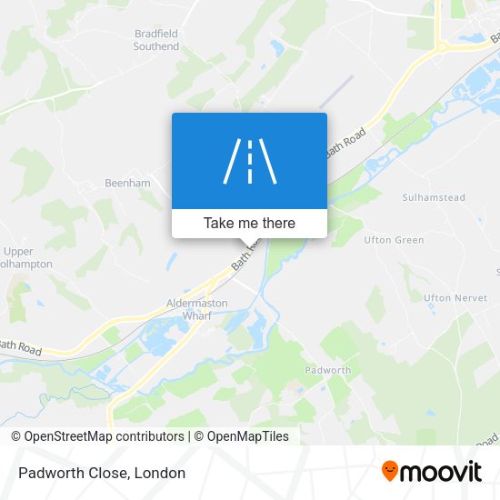 Padworth Close map