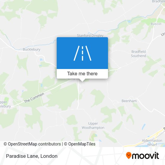 Paradise Lane map