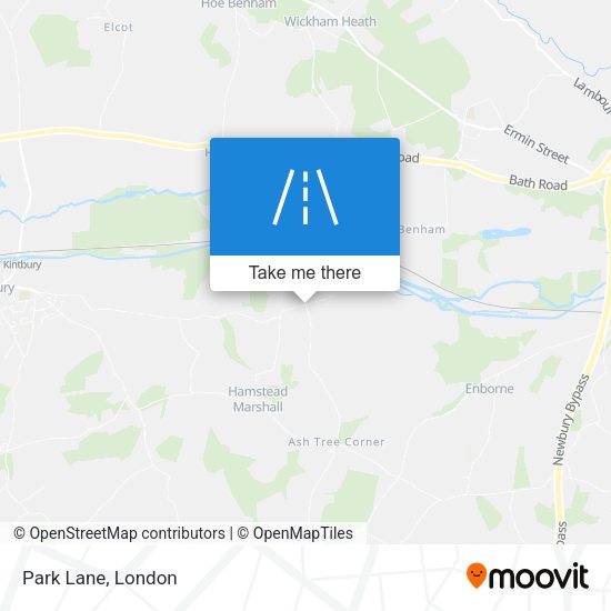 Park Lane map