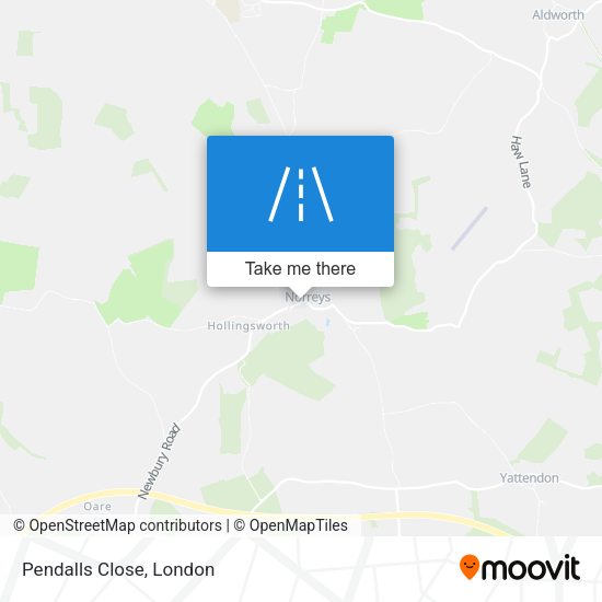 Pendalls Close map