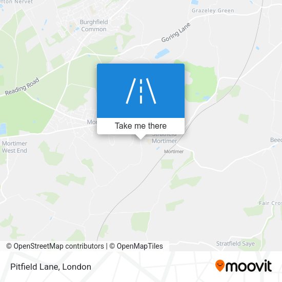Pitfield Lane map