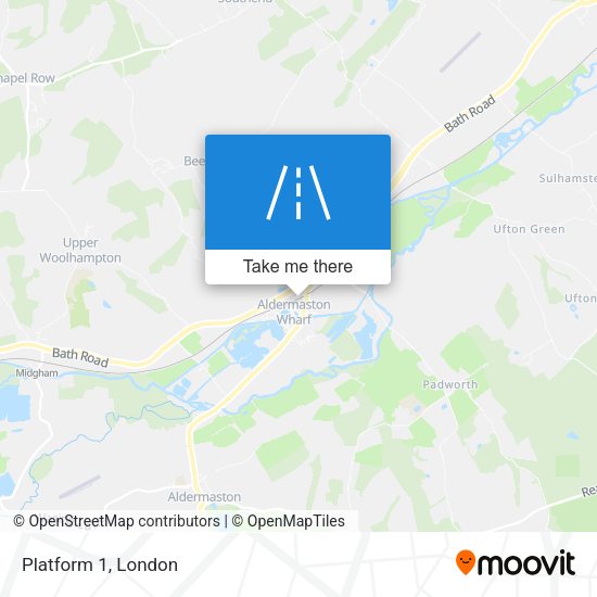 Platform 1 map