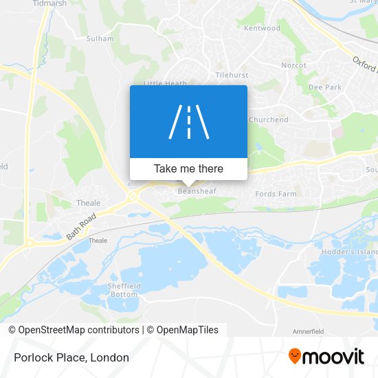 Porlock Place map