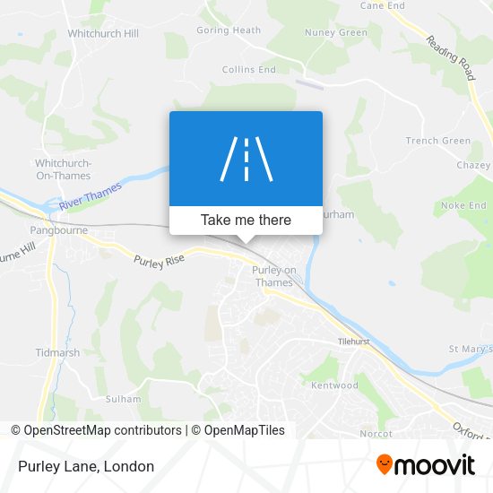 Purley Lane map