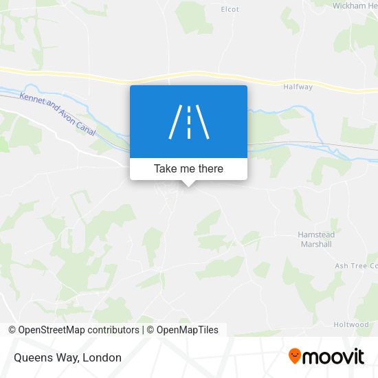 Queens Way map