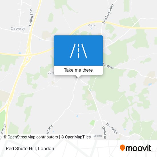 Red Shute Hill map