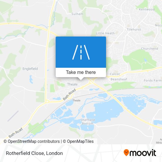 Rotherfield Close map