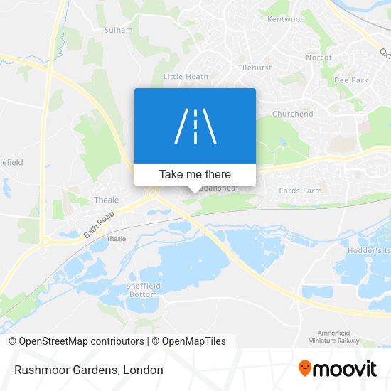 Rushmoor Gardens map