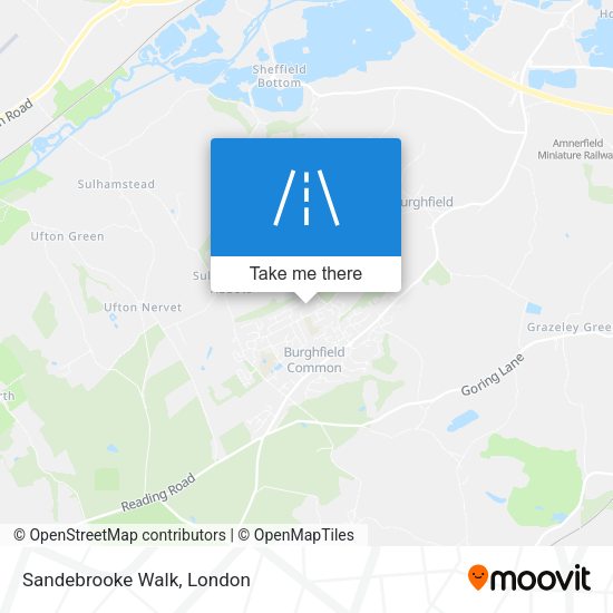 Sandebrooke Walk map