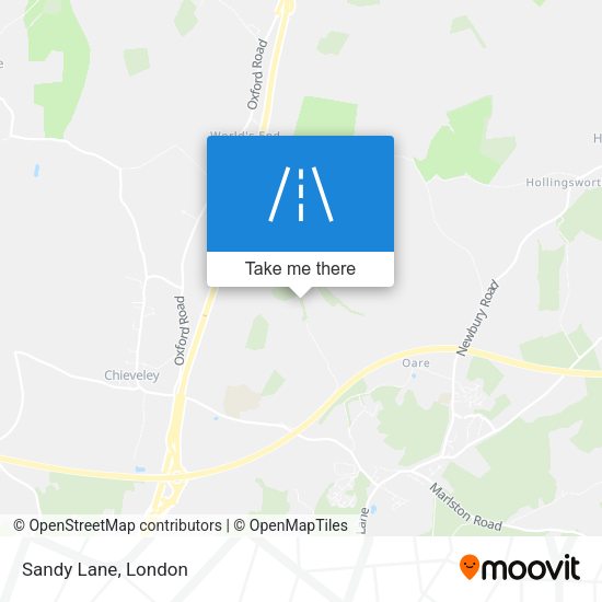 Sandy Lane map