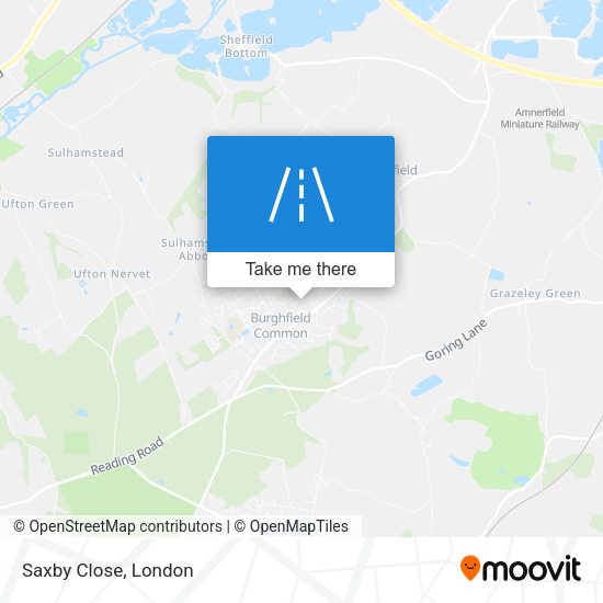 Saxby Close map