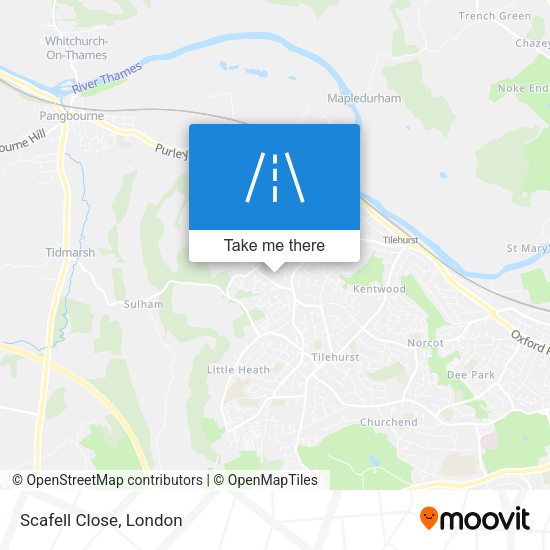 Scafell Close map