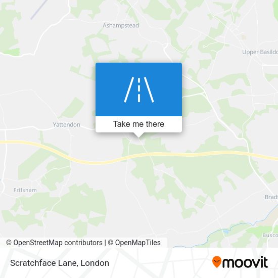 Scratchface Lane map