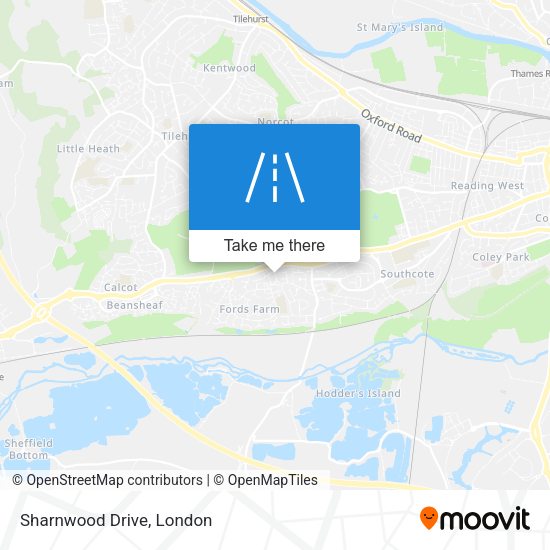 Sharnwood Drive map