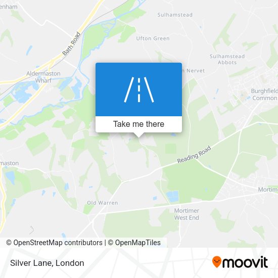 Silver Lane map