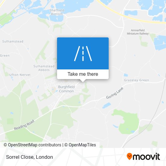 Sorrel Close map