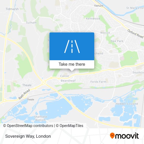 Sovereign Way map