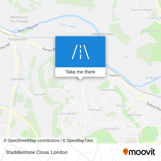 Staddlestone Close map