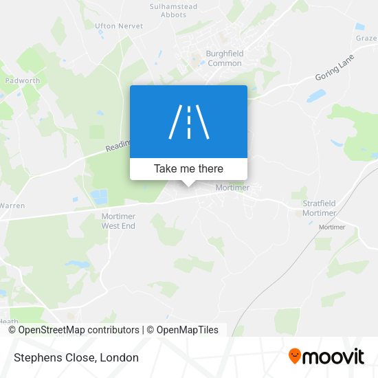 Stephens Close map
