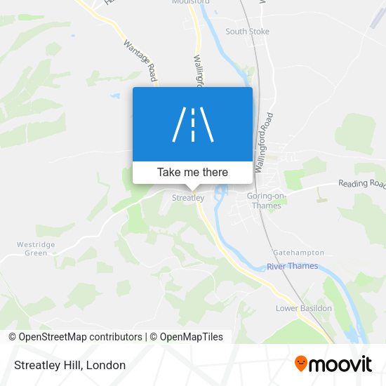 Streatley Hill map