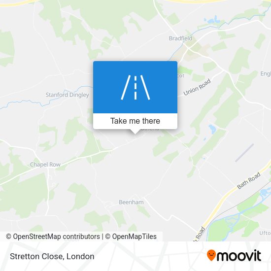 Stretton Close map