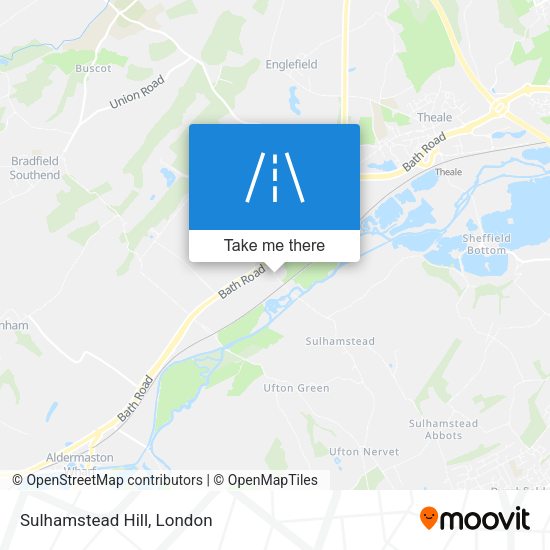 Sulhamstead Hill map