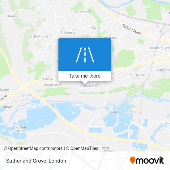 Sutherland Grove map