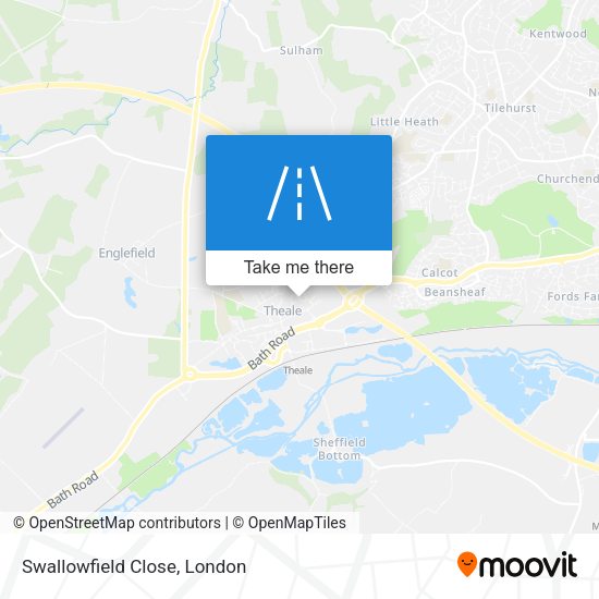 Swallowfield Close map