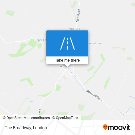 The Broadway map