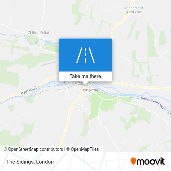 The Sidings map